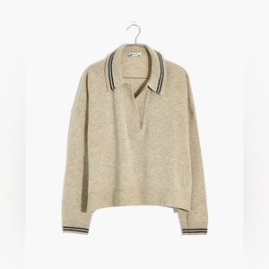 Madewell Tipped Davie Polo Sweater XL